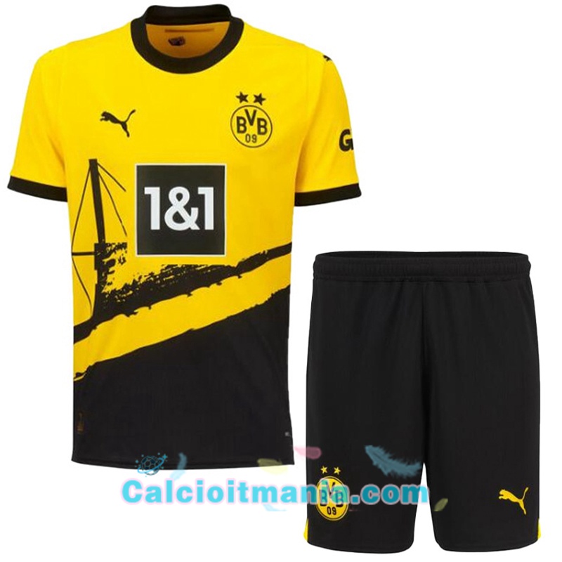 Insieme Maglia Calcio Dortmund Prima Pantaloncini