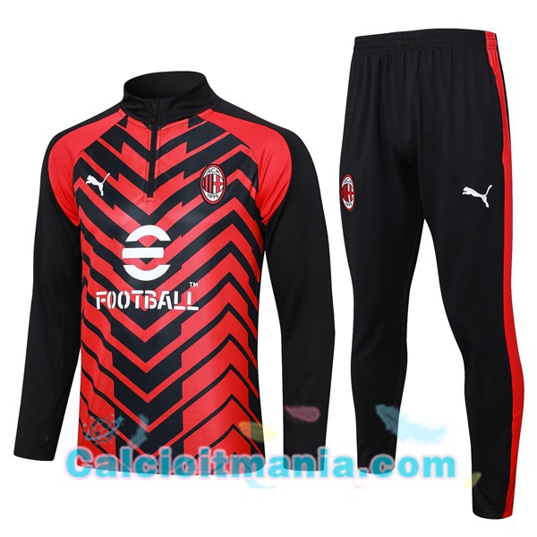 Tuta Allenamento Calcio Ac Milan Rosso