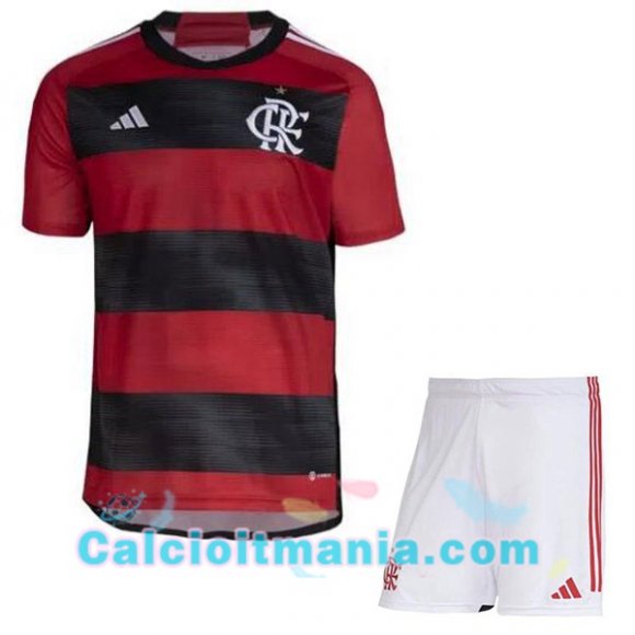 Maglia Calcio Flamengo Bambino Prima Rosso 2023-2024 - €22.00