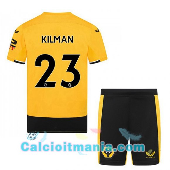 Maglia Calcio Wolves (KILMAN 23) Bambino Prima Giallo 2022-2023 - €24.00