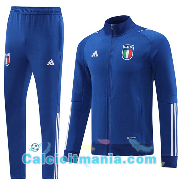 Tuta Allenamento Calcio - Giacca Italia Blu Royal 2023-2024 - €59.00